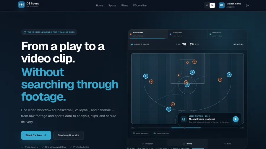 DS Scout video intelligence platform
